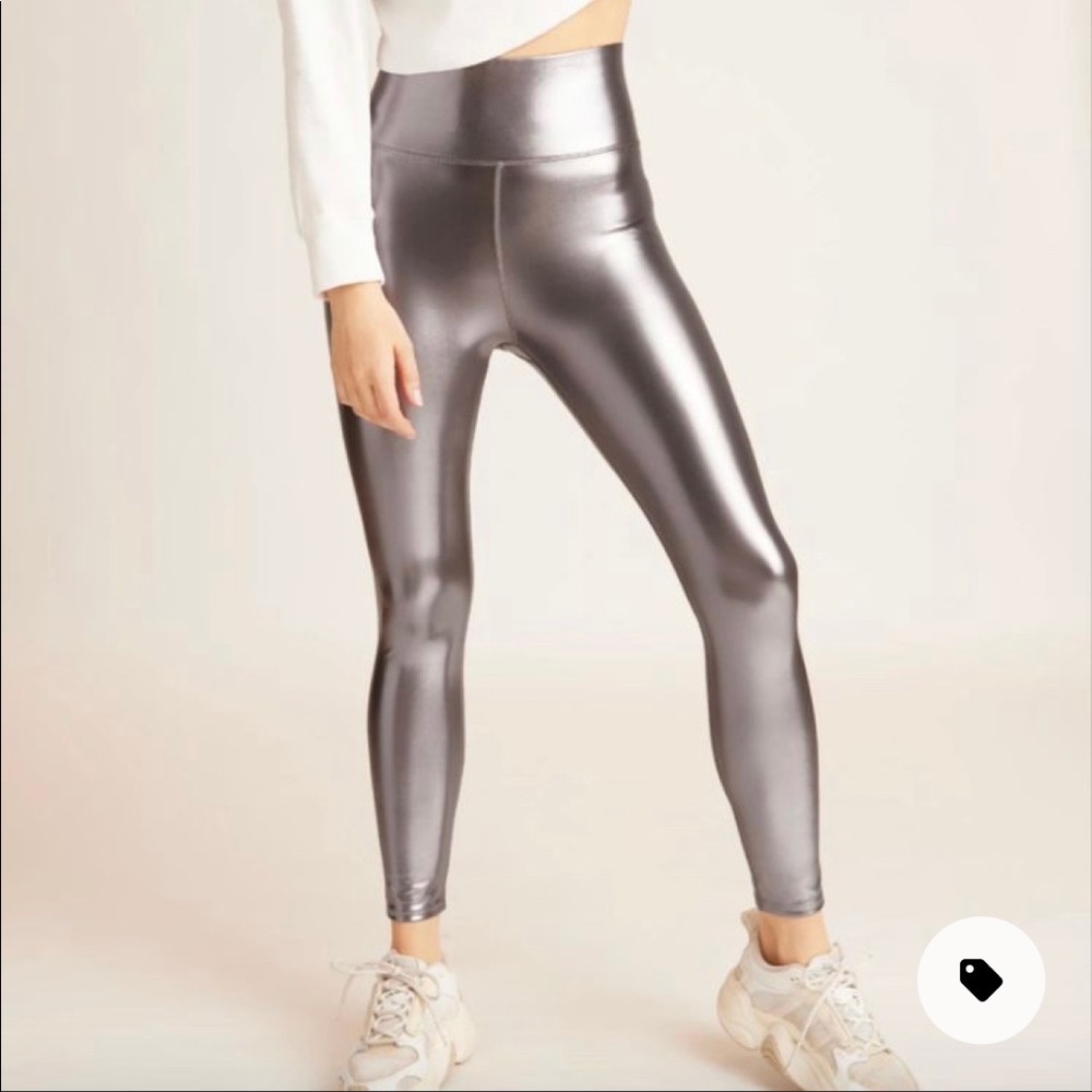 Knix Titanium birdspapaya leggings